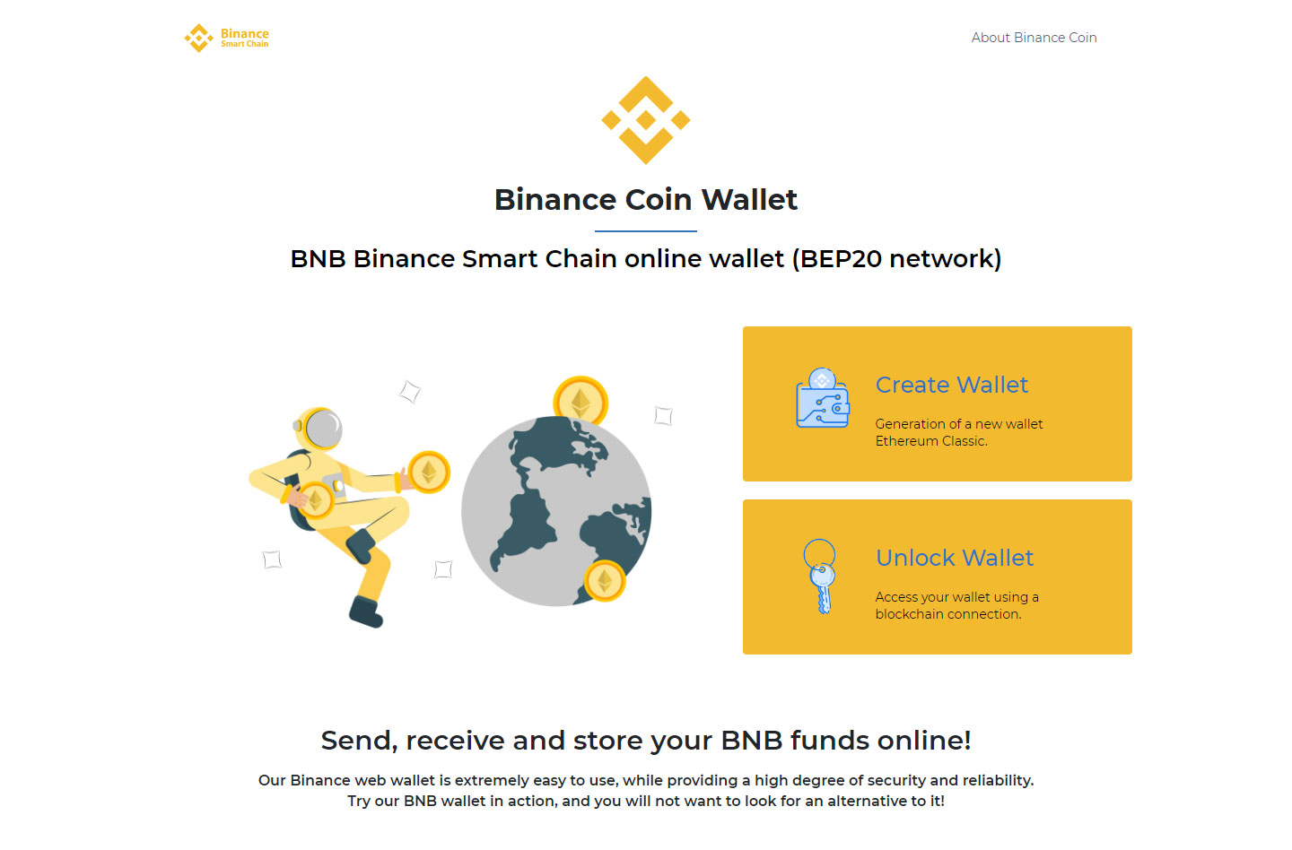 BNB Wallet | Binance Smart Chain (BSC) Wallet | BEP20 Wallet