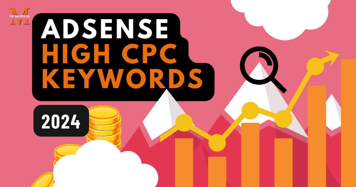 Adsense High CPC Keywords in 2024 - The Maurya Sir