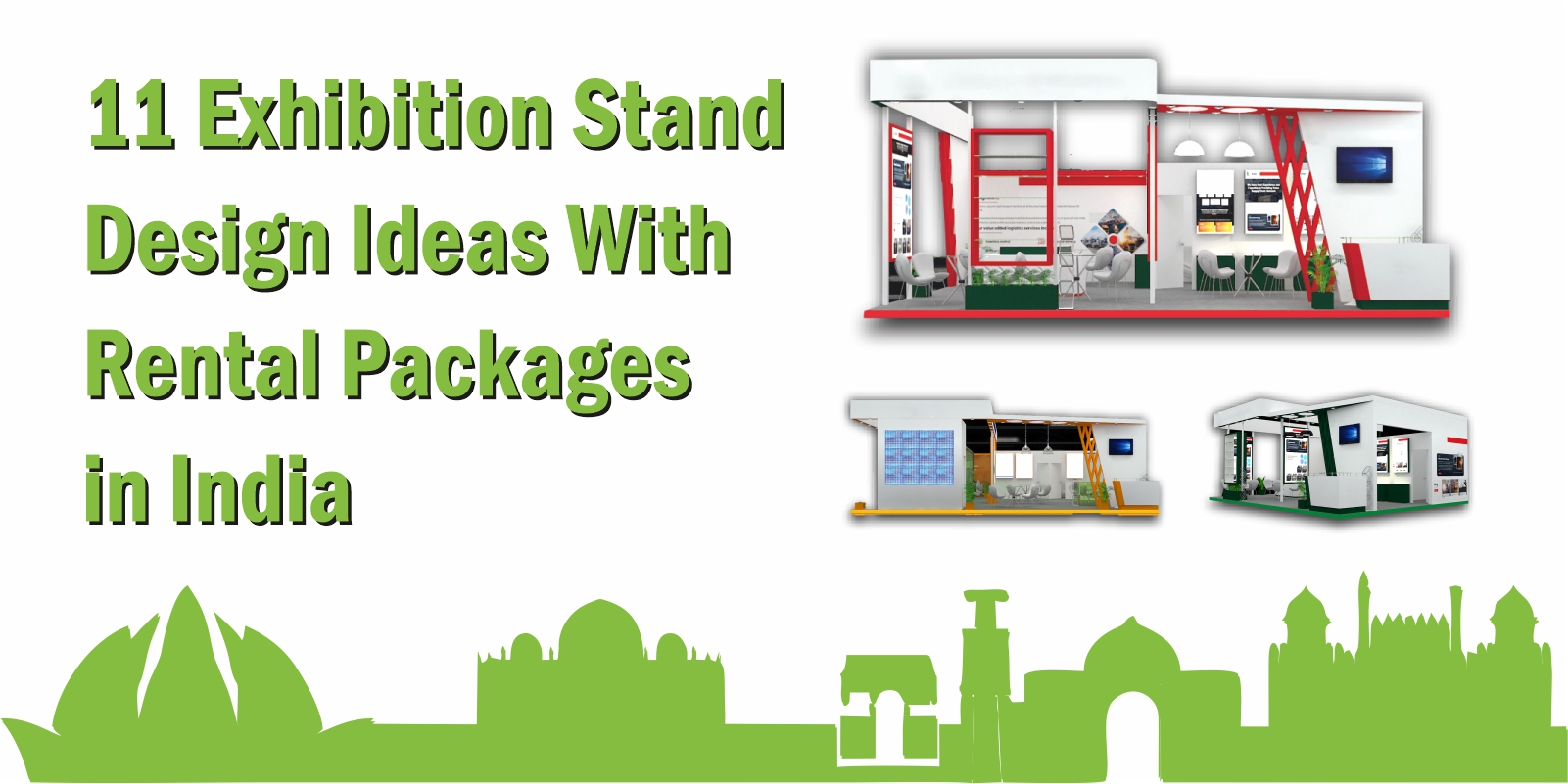 11 Exhibition Stand Design Ideas With Rental Packages in India