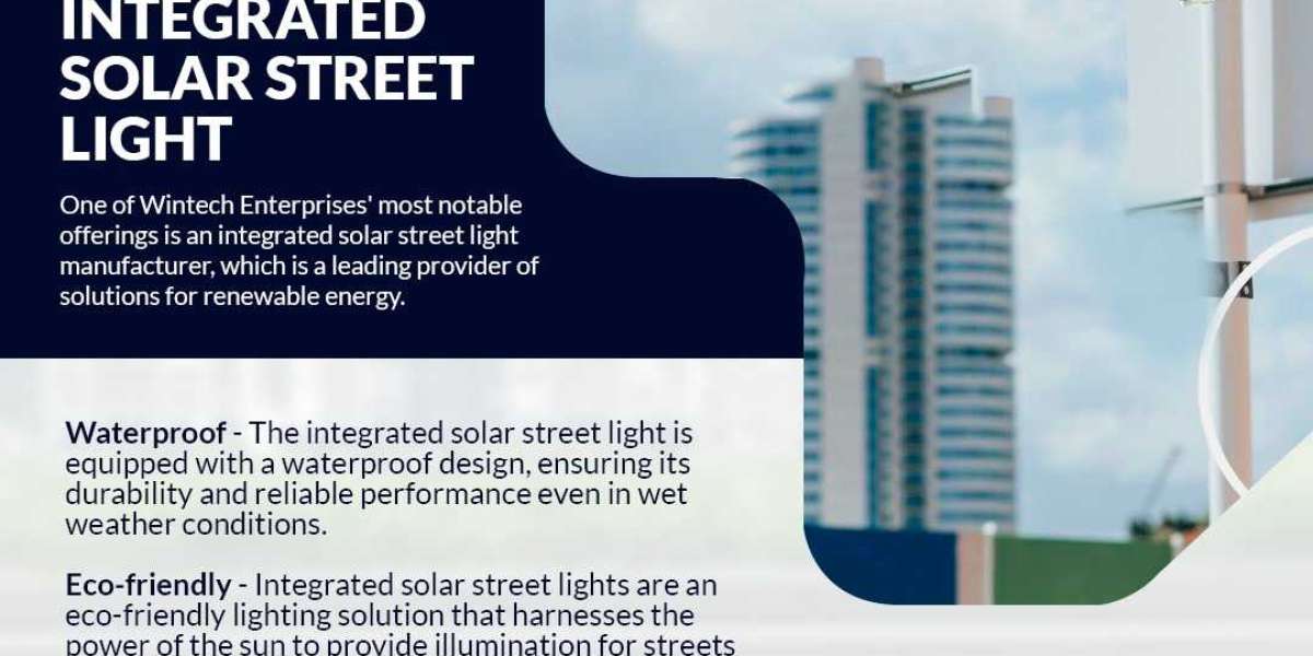 Brighten Your World with Integrated Solar Street Lights and MS Poles from Wintech Solar