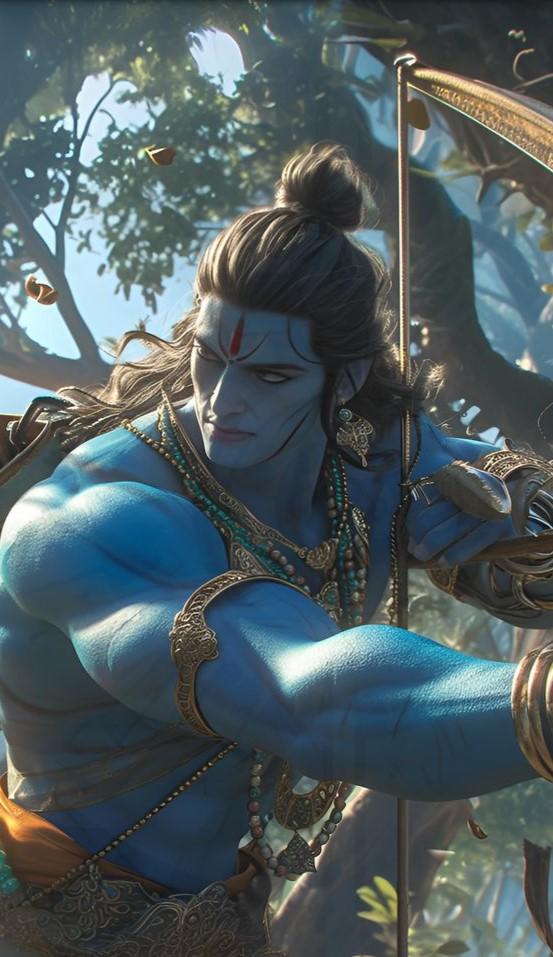 Shri Ram ji Ai created full HD Android wallpaper Lord Rama | PC and Mobile Wallpapers