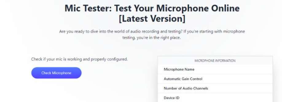 Online Mic Test Cover Image