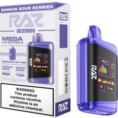 Bangin' Sour Berries RAZ DC25000 Disposable Vape Profile Picture