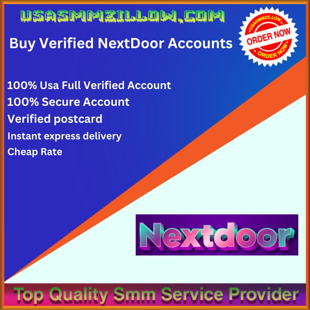 Buy Verified NextDoor Accounts - 100%Post Card Verified