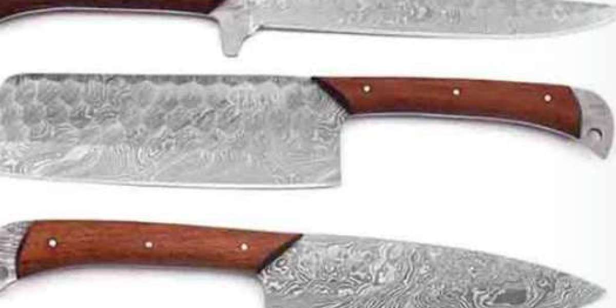 Enhance Your Culinary Skills with a Damascus Steel Knife Set