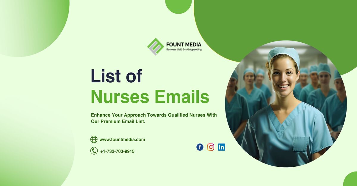 Nurses Email List | Registered Nurses Mailing List