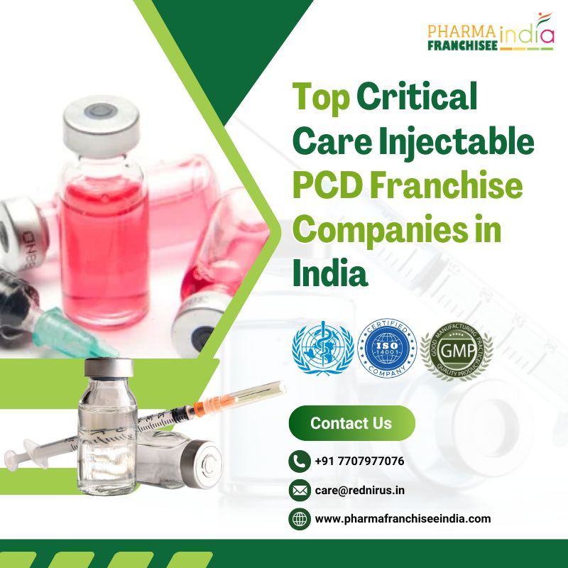 Top Critical Care Injectable PCD Franchise Companies in India