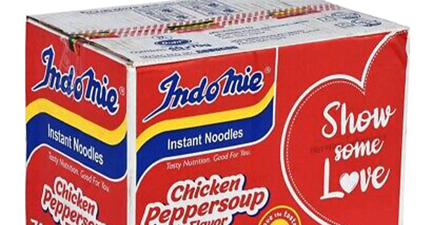 (Pack of 40) Indomie Instant Noodles Chicken Pepper Soup Flavor 70g - Afro Pride