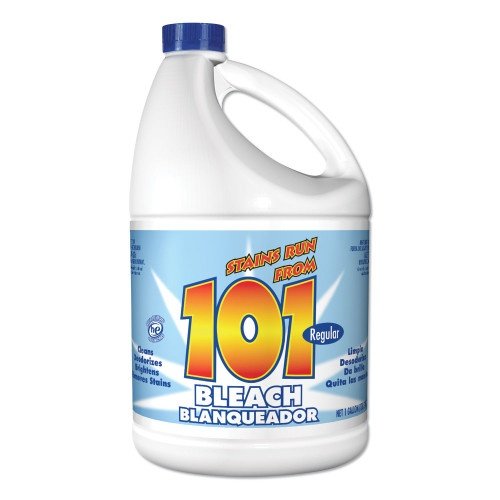 101 Regular Cleaning Low Strength Bleach, 1 gal Bottle, 6/Carton (KIK11006755042) Top Job Bleach and Cleaner