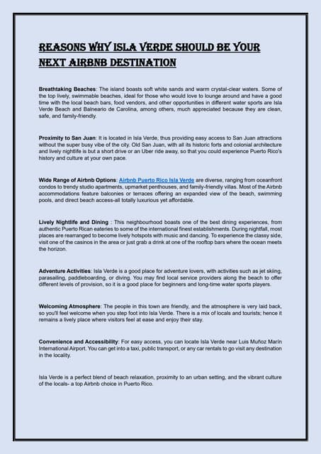 Reasons Why Isla Verde Should Be Your Next Airbnb Destination.pdf