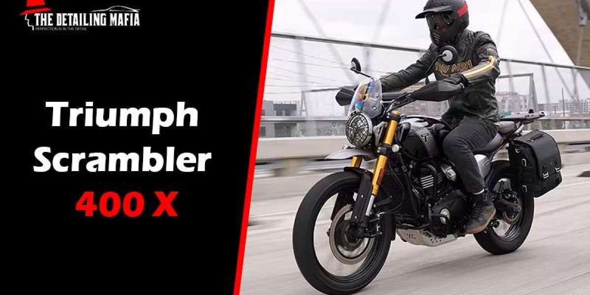 Optimize the Triumph Scrambler 400 X Experience: The Greatest Seat Extender and Tool Kit