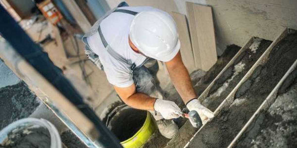 What materials are needed for concrete step installation?