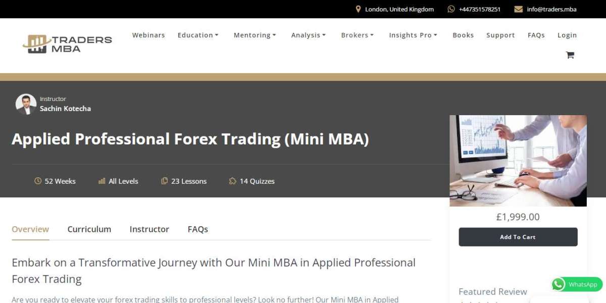 Forex Course: Transform Your Trading Career with the Mini MBA from Traders MBA